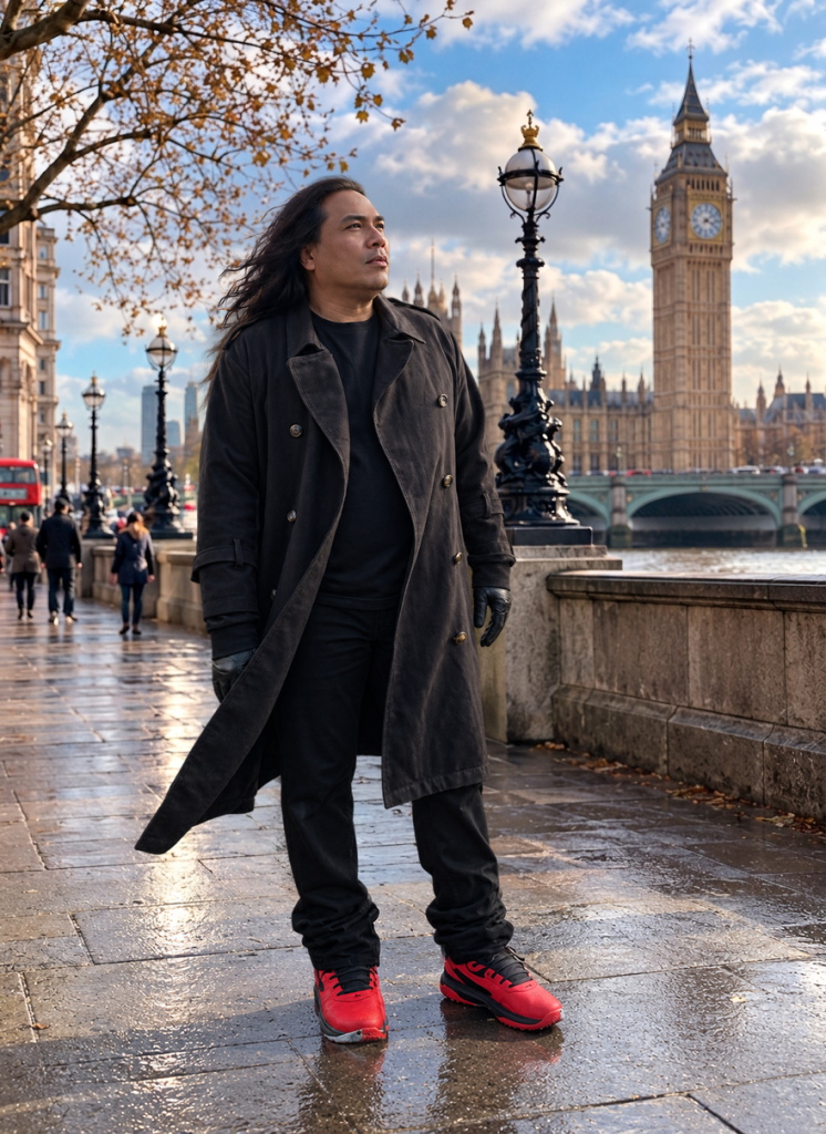 Razzi Rahman in London April 2024