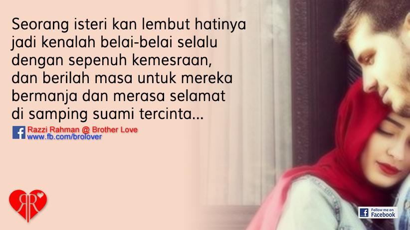 Isteri perlukan belaian manja suami